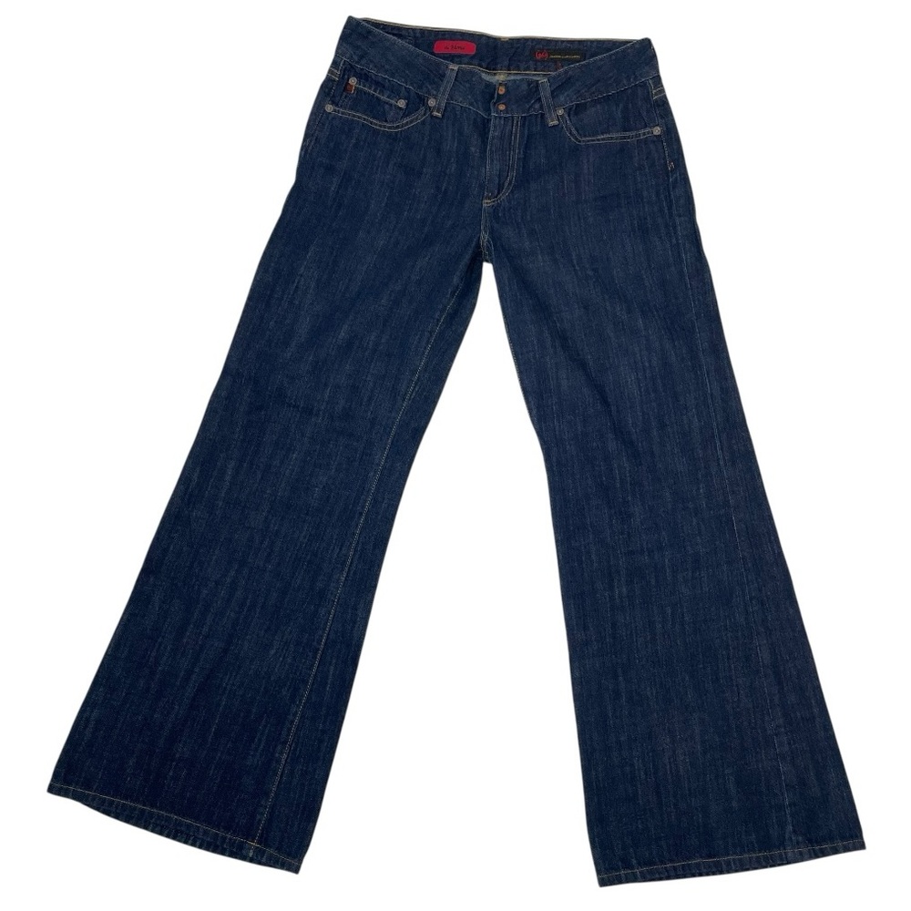 AG Jeans  wide leg  The Mona dark denim bootleg flare 31R